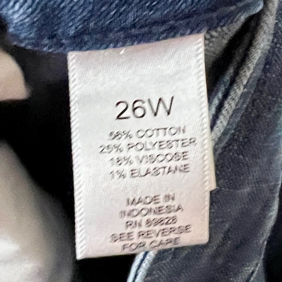 Isaac Mizrahi Live! TRUE DENIM Wide Leg Trouser Jean Plus Size 26.  WORN ONCE - Picture 4 of 8